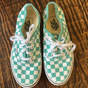 EUC Checkerboard Vans Women’s Size 7